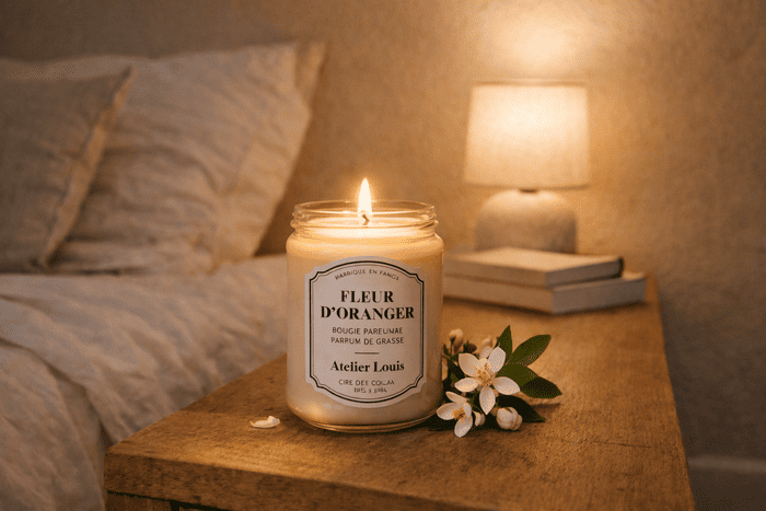 Bougie Atelier Louis à la fleur d'oranger