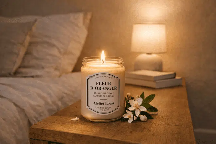 Bougie Atelier Louis à la fleur d'oranger