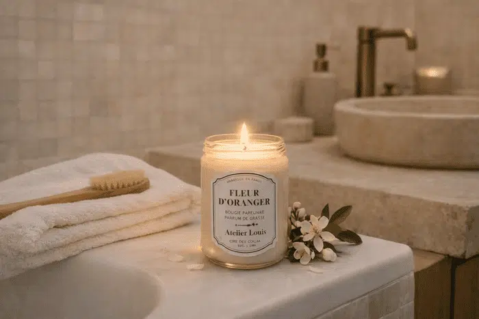 Bougie Atelier Louis à la fleur d'oranger