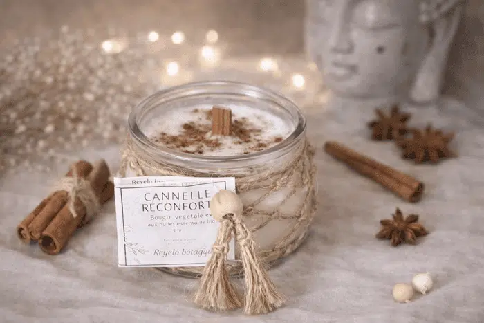 Bougie Reyelo cannelle réconfort