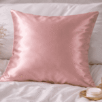 Taie d'oreiller Maeva Queen en satin rose gold 60x60 cm